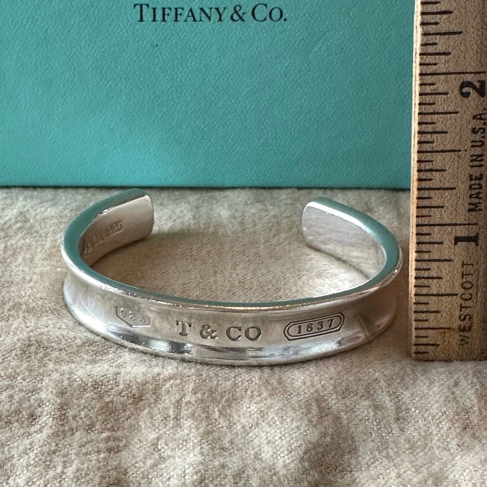 Vintage Tiffany & Co 1837 silver cuff